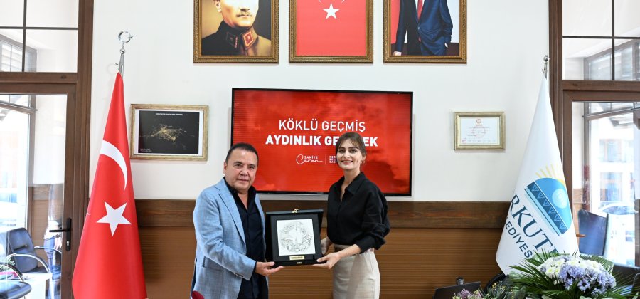 Saniye Başkan, Muhittin Başkanı Ağırladı